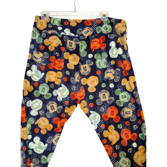 LuLaRoe TC2 Mickey Mouse Print Leggings For Adults - Picture 4 of 5